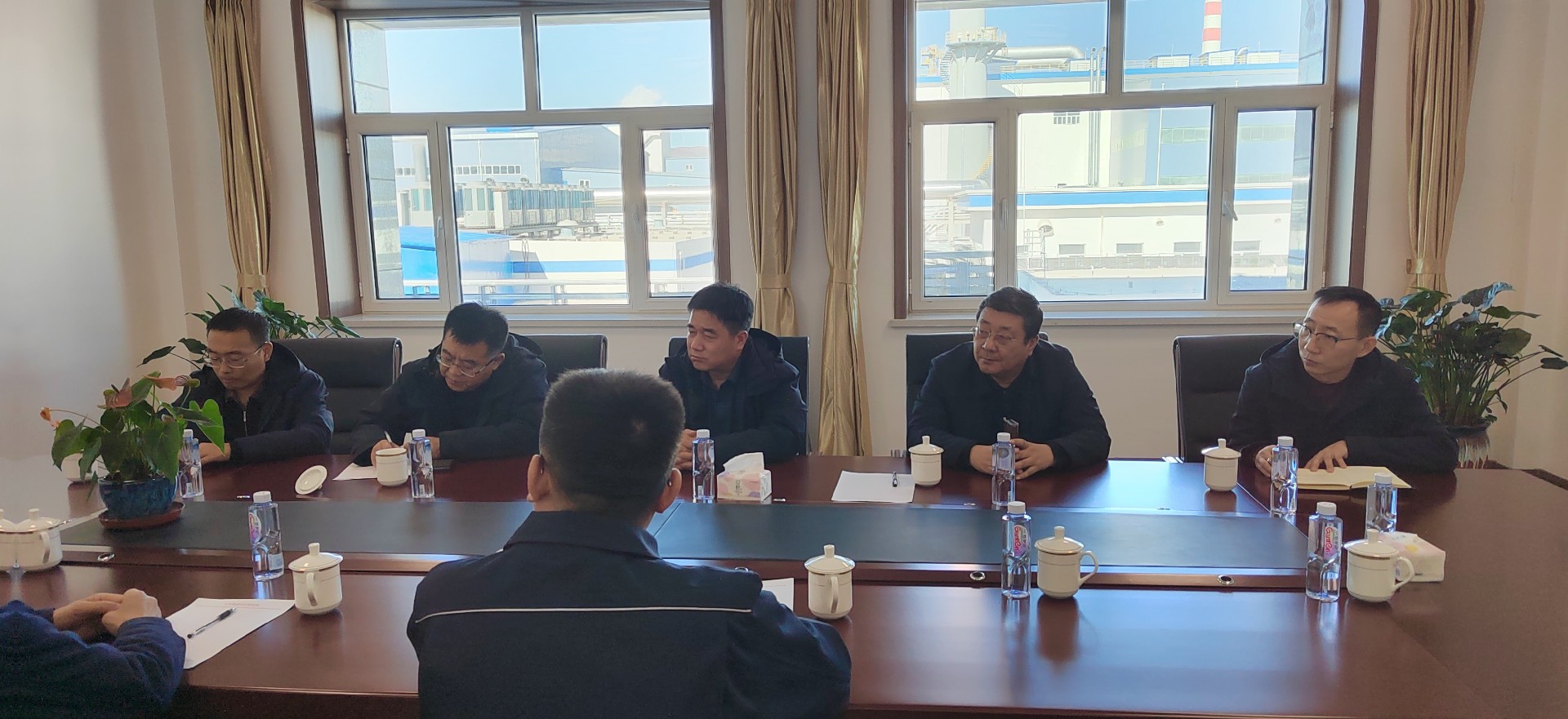 左云县王俊云副县长、应急管理局王树俊局长莅临大同鹊盛活性炭有限公司指导生产安全工作